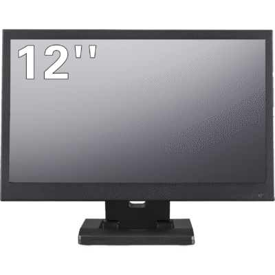 12 inch monitor in metalen behuizing