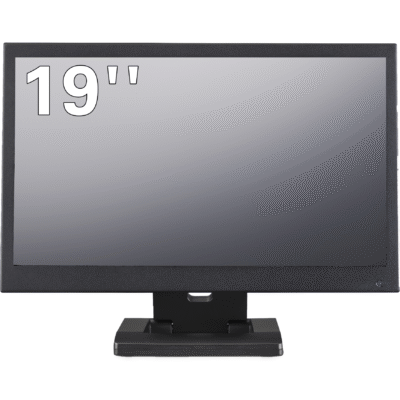 19 inch monitor in metalen behuizing