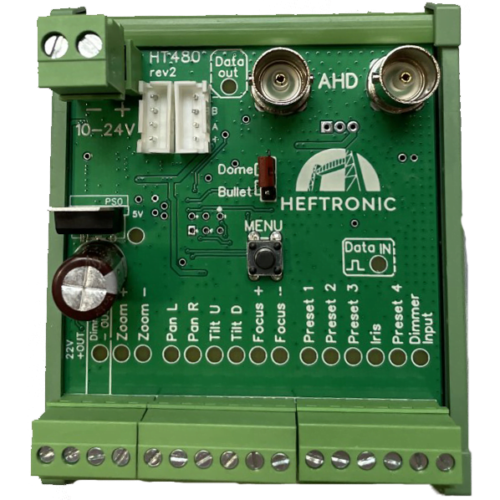 HT 480-1 – Print om 1x een dome over coax te bedienen