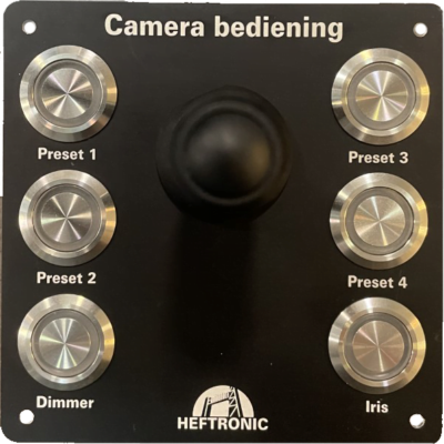 HT 480 Pan2 – Paneel met 2x pcb, 2x CAM, Coax Control Dome/Zoom