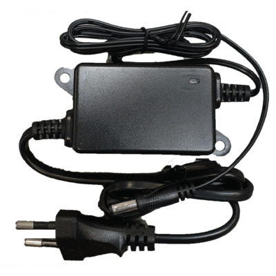 Power adapter 230V ac in, 12V-2A