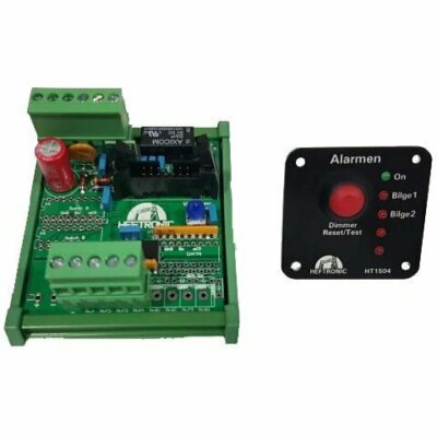 HT 1504-1 – Compact en betaalbaar (bilge) alarm paneel met MAAK/BREEK contacten